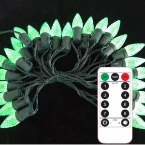 Set de Crăciun C9 Strawberry Light Light Apeld Apeld Waterproof Colorat Christmas Light